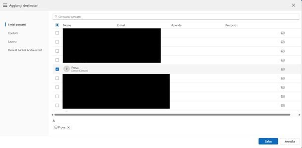 Inviare email a più destinatari Outlook