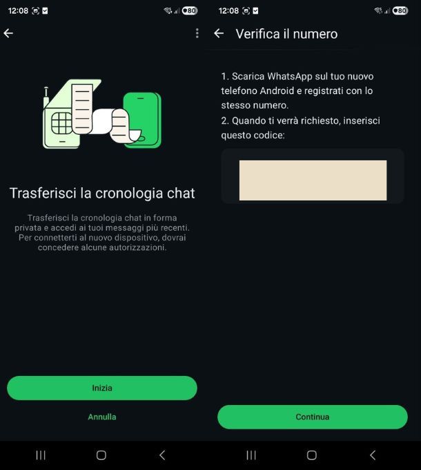 Come trasferire messaggi WhatsApp