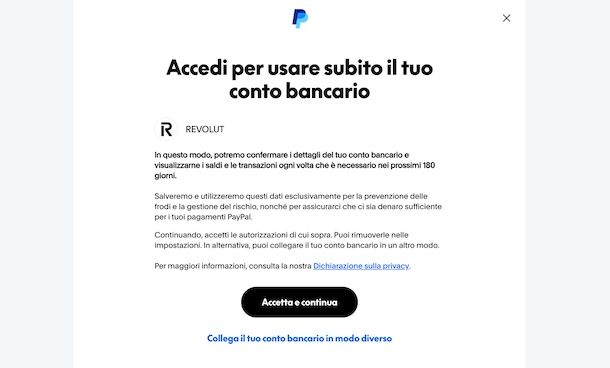 Collegare Revolut a PayPal