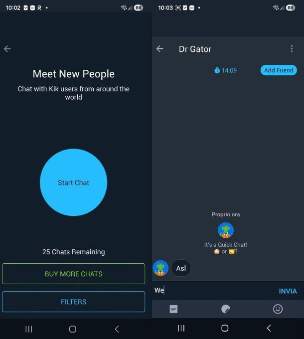 App per chattare in anonimo