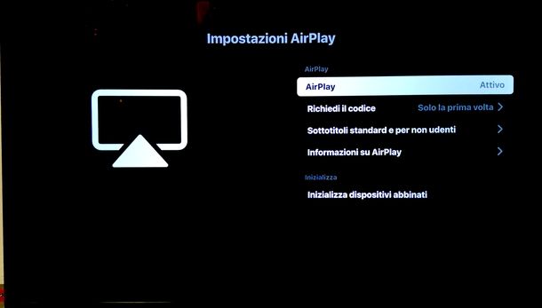 Attivare AirPlay su Smart TV Samsung