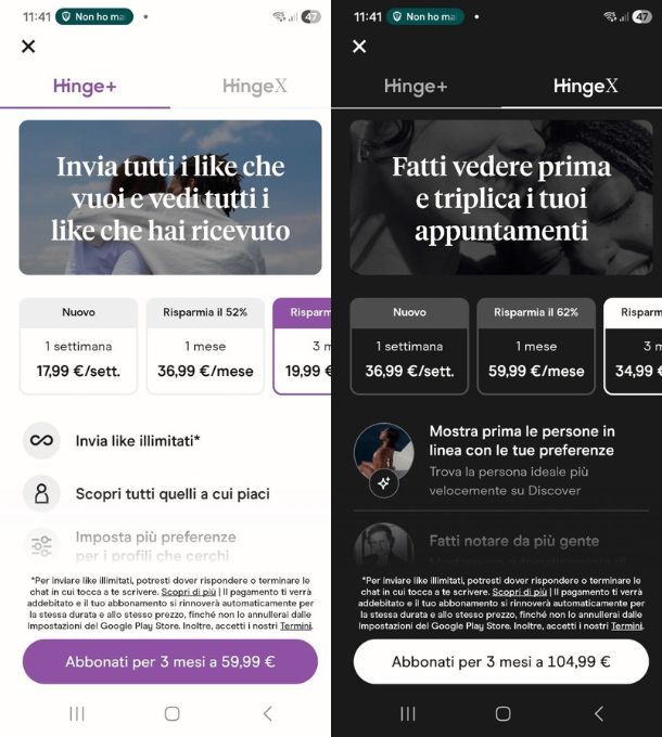 Come funziona Hinge