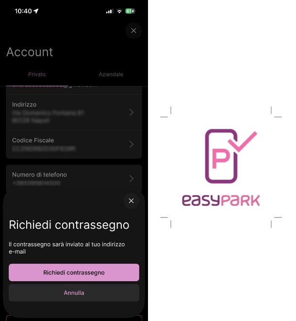 Come funziona EasyPark strisce blu