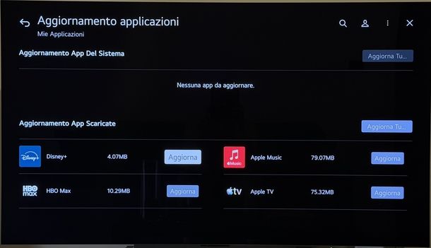 Aggiornare RaiPlay su Smart TV LG