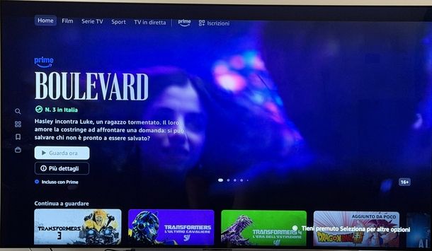 Vedere Prime Video su Smart TV LG