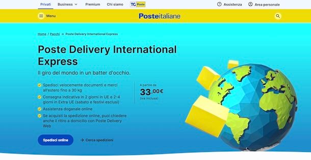 Inviare un pacco per posta all'estero