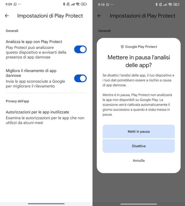 sbloccare app Google