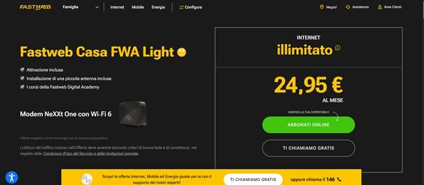 fastweb fwa