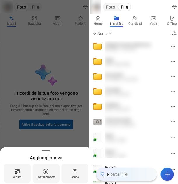 OneDrive su smartphone