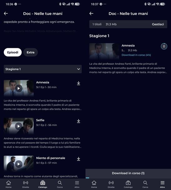 Scaricare contenuti offline da RaiPlay