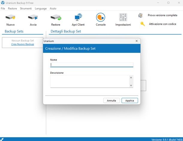 Programmi per backup