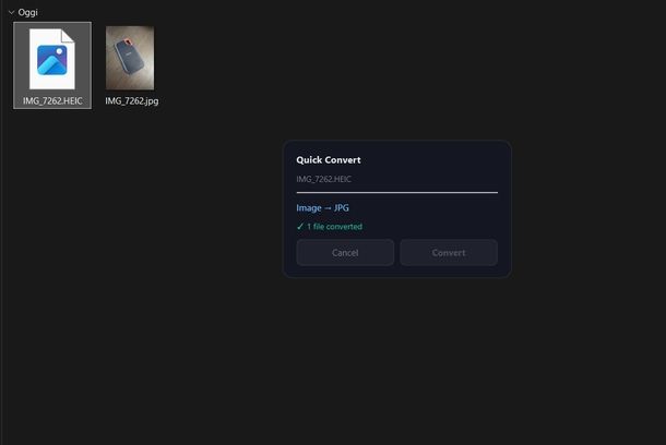 Convertire HEIC in JPG con File Converter Pro Windows