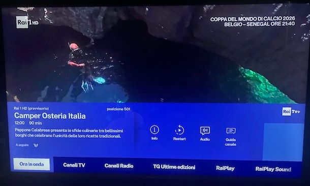 HbbTV su canali Rai