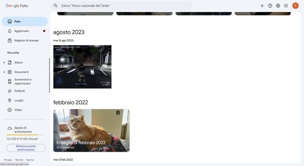 Come liberare spazio su Google Foto