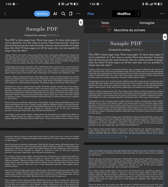 Aggiornare PDF con PDFgear Android
