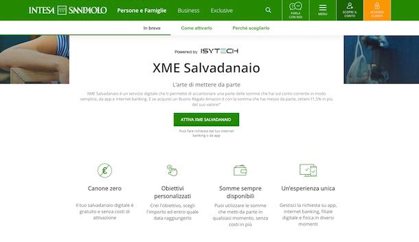 XME Salvadanaio di Intesa Sanpaolo