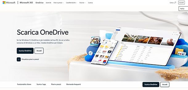 Scarica OneDrive