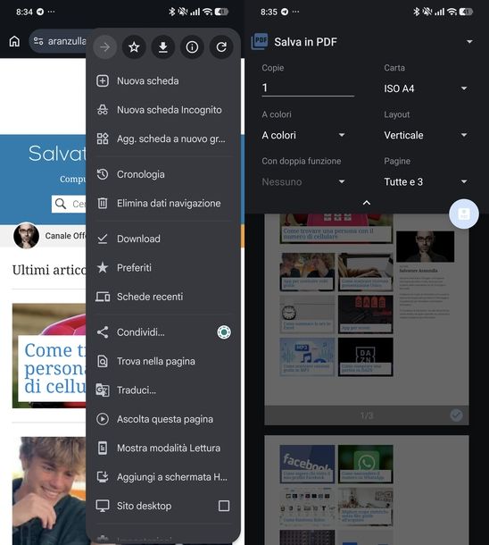 Creare PDF gratis Android