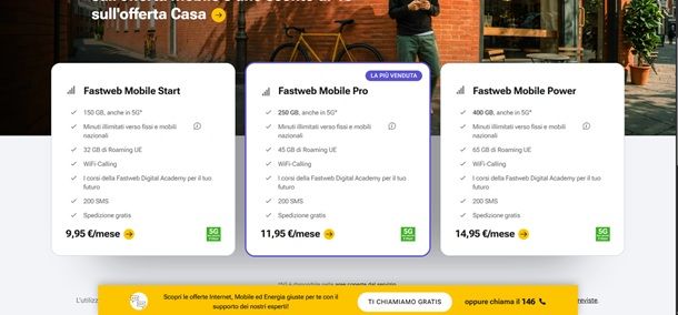 offerte mobile fastweb