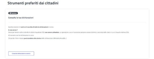Dichiarazioni ISEE