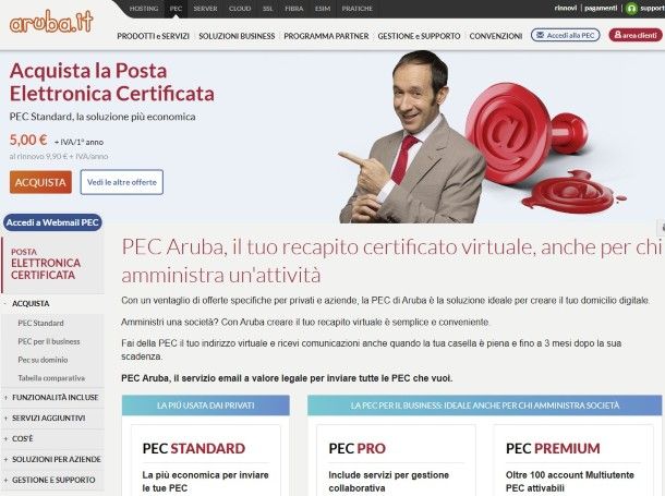 Aruba PEC