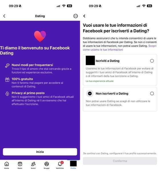 Facebook Dating