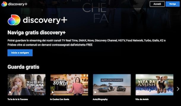 discovery+ gratis