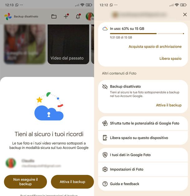 Google Foto Backup 