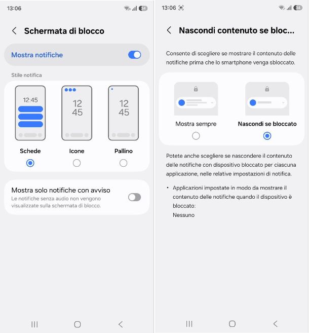 Come vedere le notifiche sulla schermata di blocco Samsung