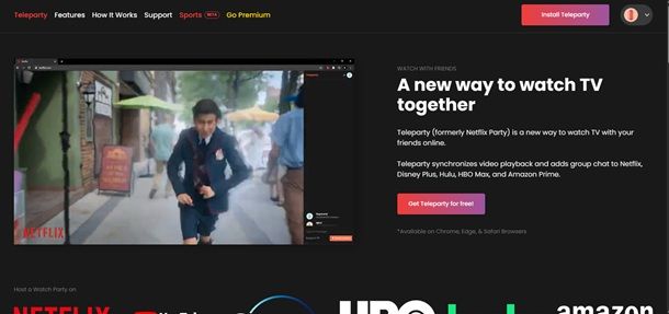teleparty per netflix