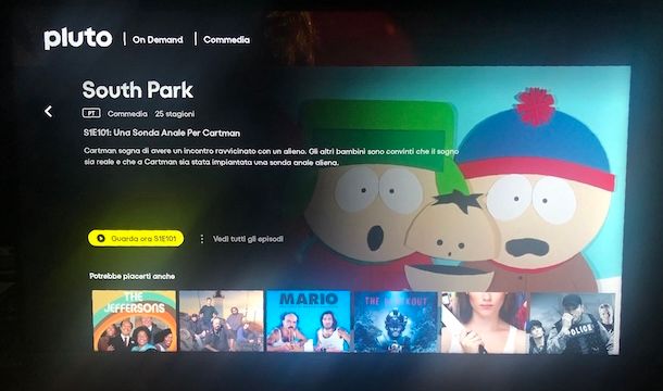 Contenuti on demand su Pluto TV