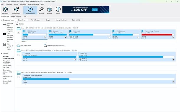 Come eseguire un backup del PC