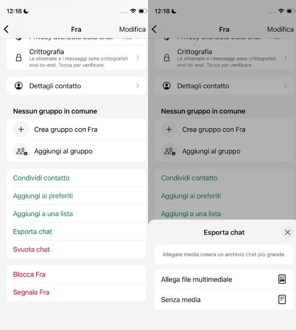 Come trasferire messaggi WhatsApp