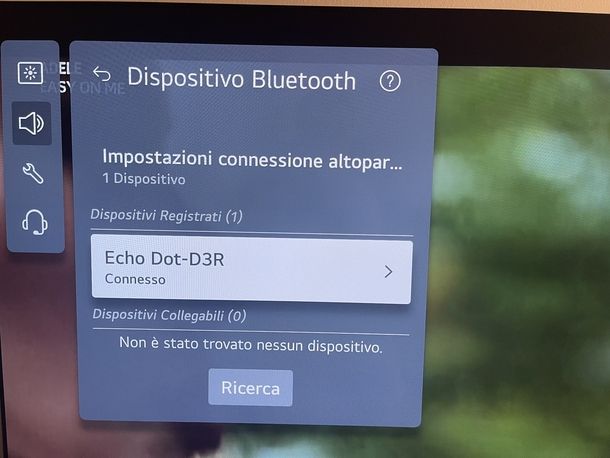 Dispositivi Bluetooth registrati TV LG