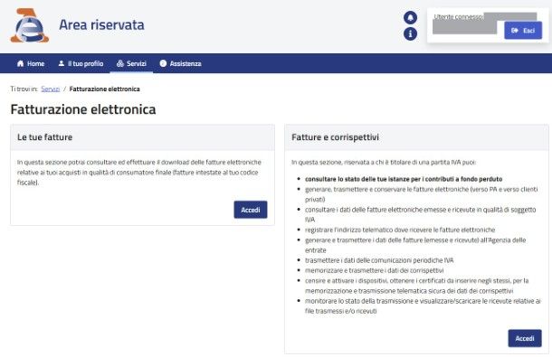 Fatturazione elettronica Agenzia delle Entrate