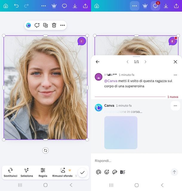 Canva fotomontaggi