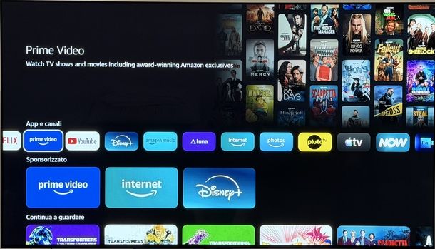 Amazon Fire TV Stick app Prime Video