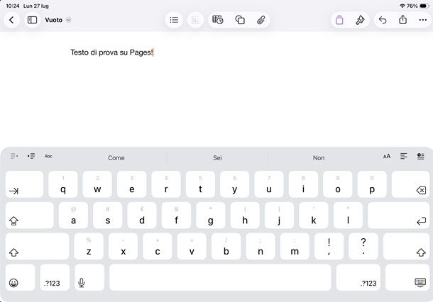 pages ipad