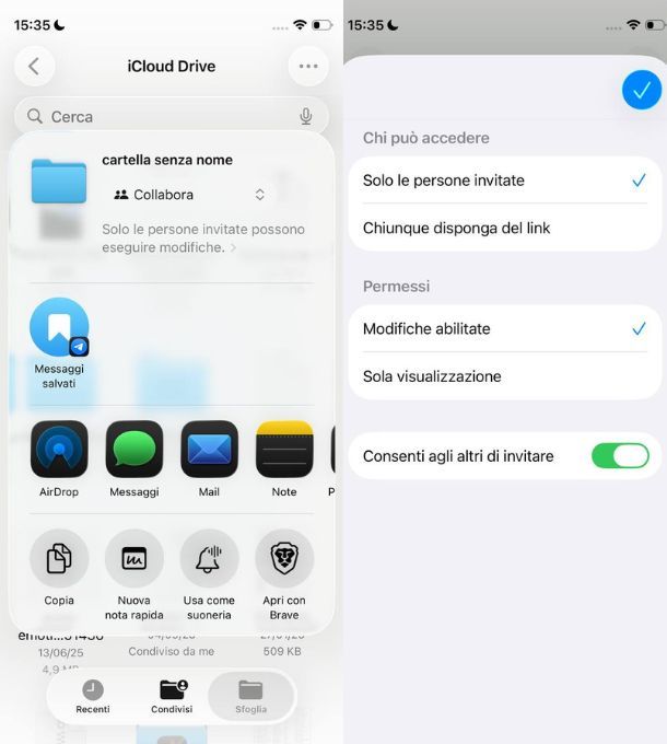 Come creare un link di un file