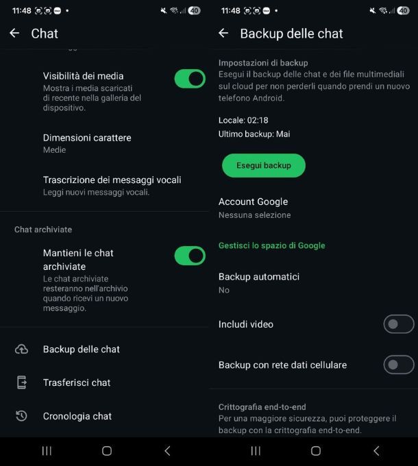 Come ripristinare WhatsApp