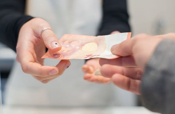 Pagamento in contanti