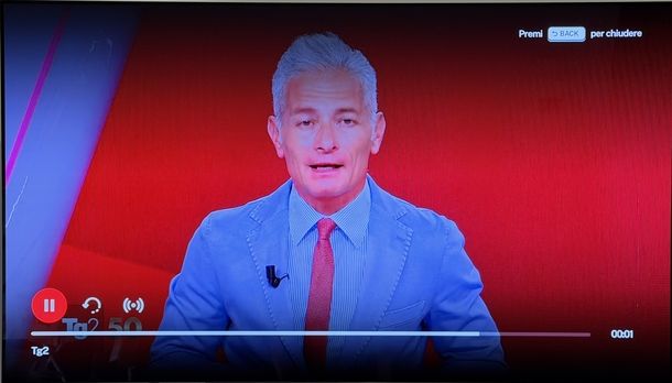 Vedere Rai 2 su TV HbbTV