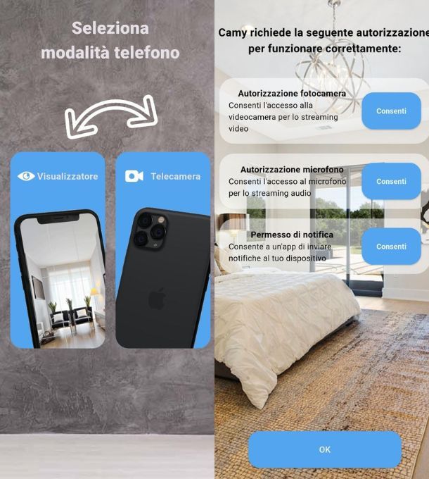 App per telecamere