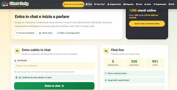 Chat Italy