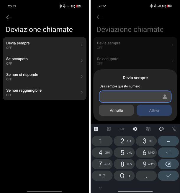 Come attivare il trasferimento di chiamata su Android