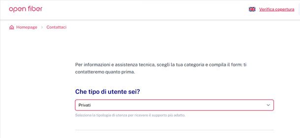 Modulo di contatto