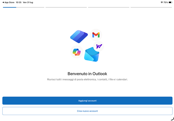 outlook per ipad