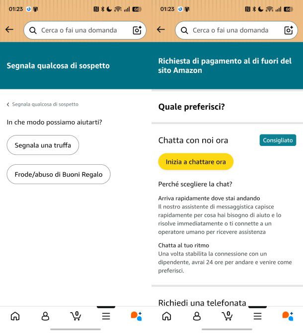 Assistenza Amazon