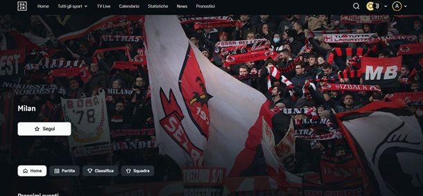 milan su dazn