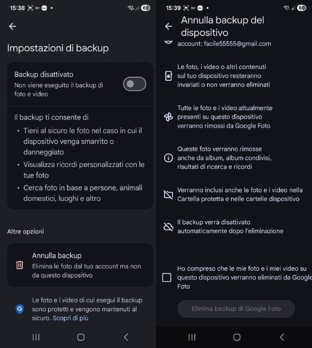 Come liberare spazio su Google Foto